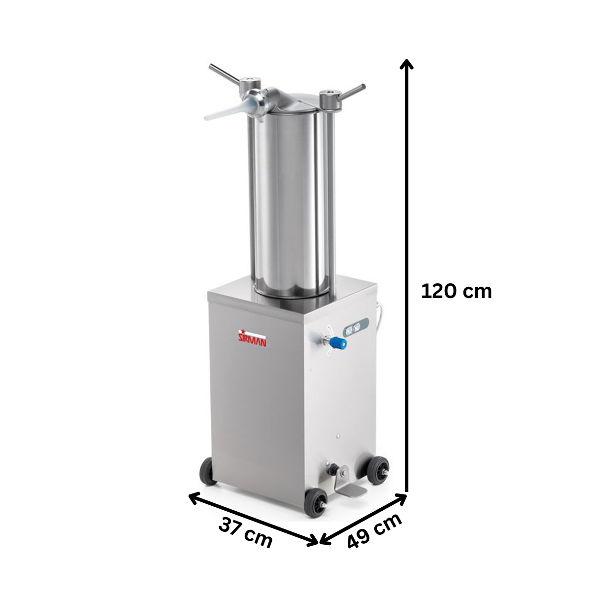 Masina de umplut carnati SIRMAN 15 lt - 9