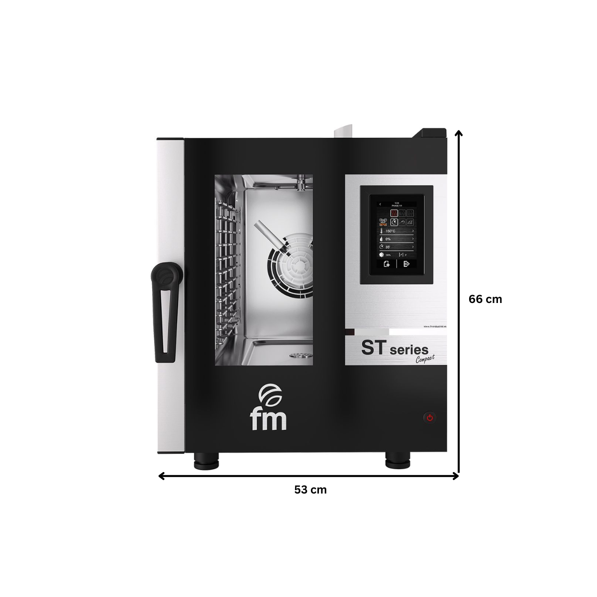 Cuptor profesional gastronomic FM electric cu 6 cuve si panou de control touchscren - 2