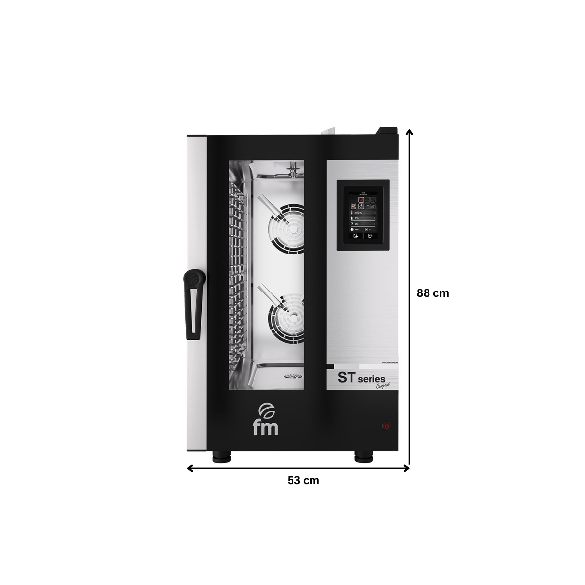 Cuptor profesional gastronomic FM electric cu 10 cuve si panou de control touchscreen - 8