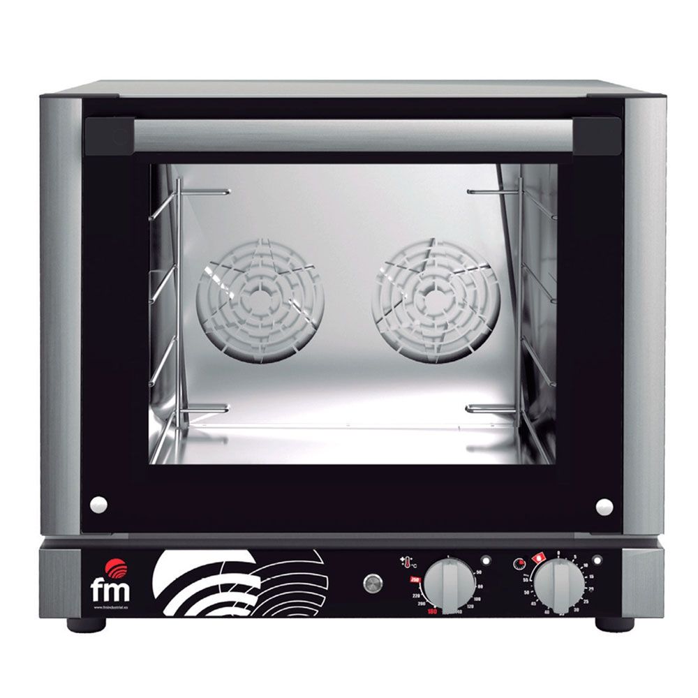 Cuptor profesional patiserie / gastronomie FM electric cu 4 tavi si panou de control mecanic - 0