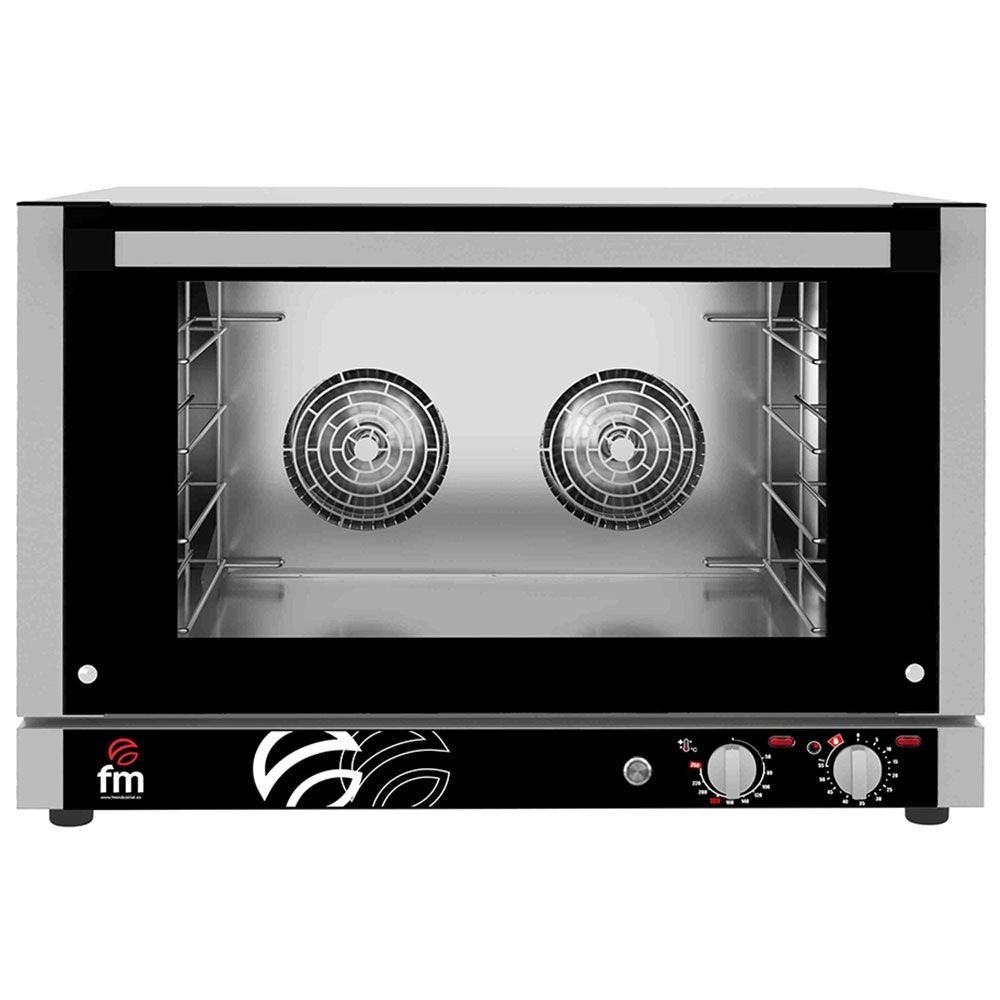Cuptor profesional patiserie / gastronomie FM electric cu 4 tavi si panou de control mecanic 380V - 3
