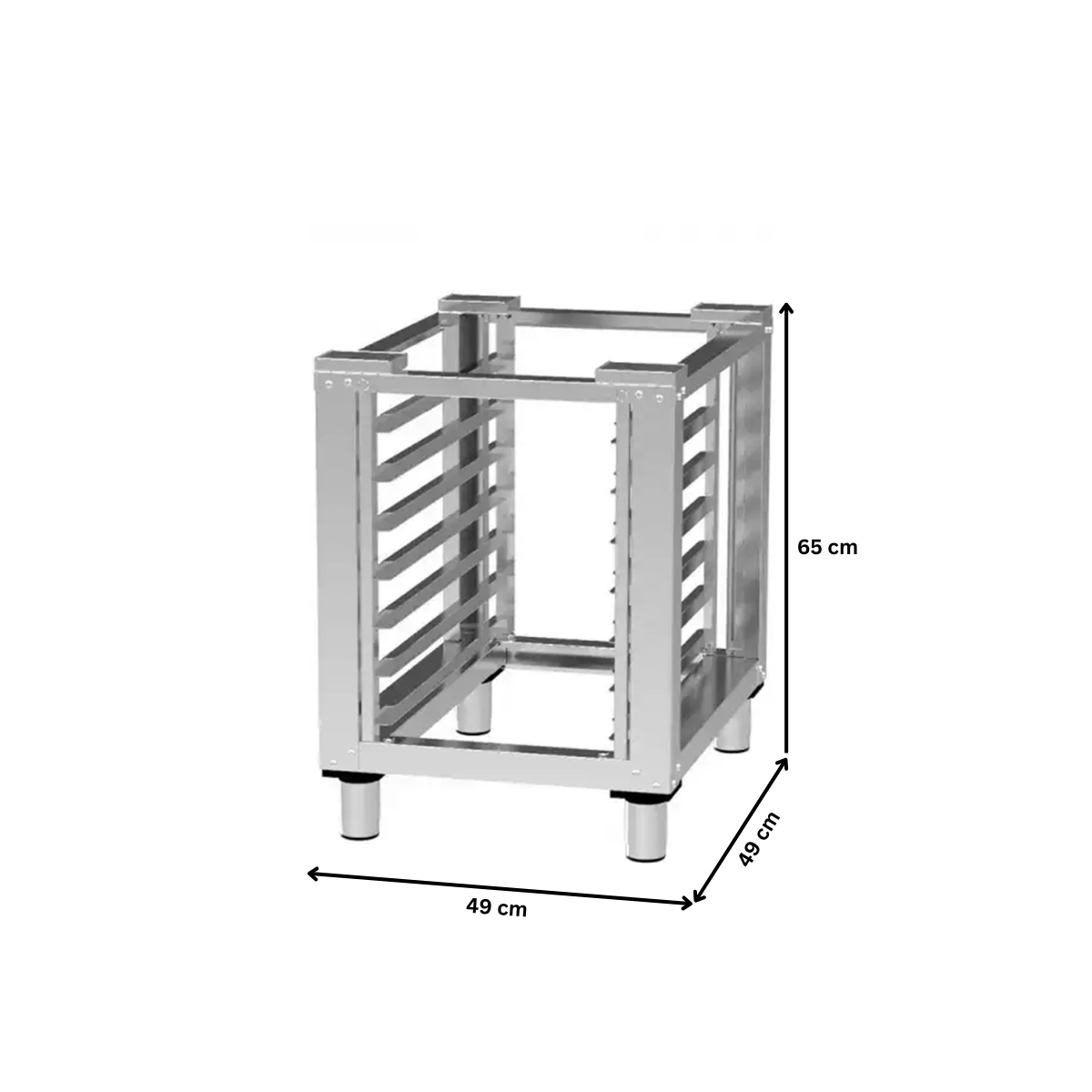 Suport cuptor FM din inox pentru cuptor gastronomic - 2