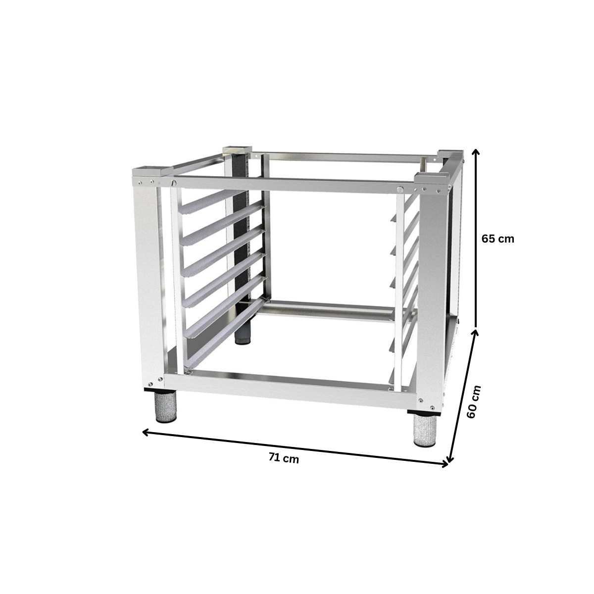 Suport cuptor FM din inox pentru cuptor gastronomic - 2