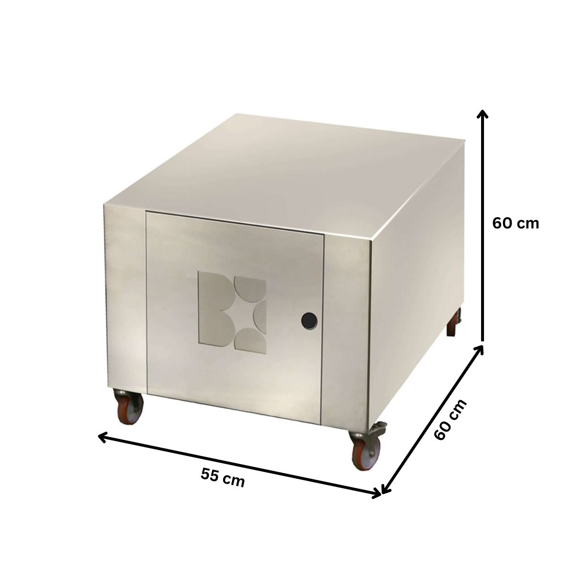 Carucior pentru masina de temperat ciocolata, 55*50*60 cm - 1