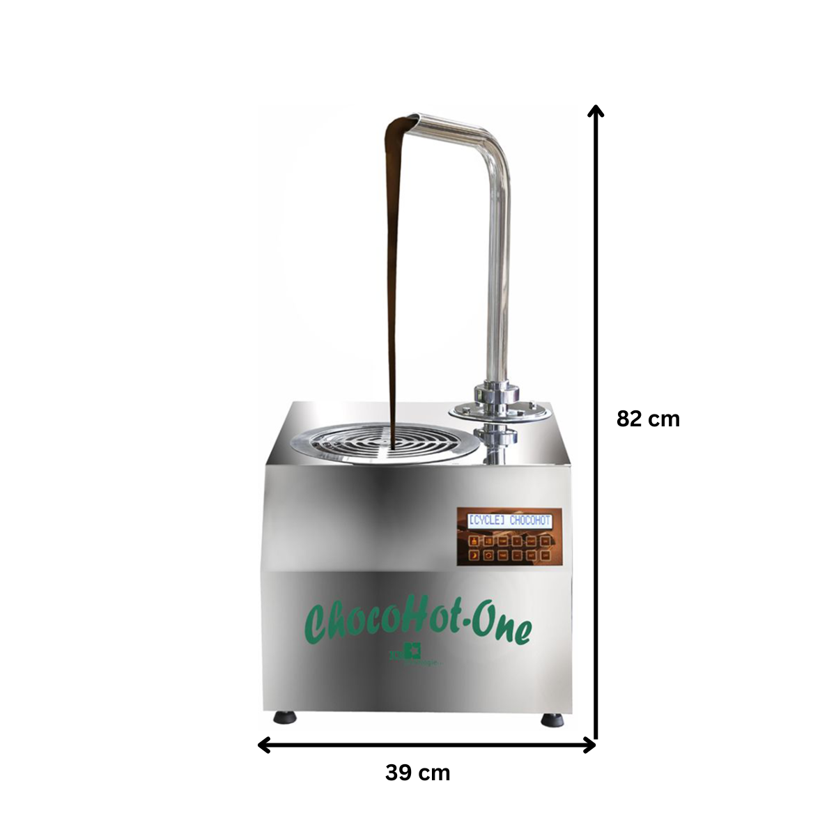 Dispenser ciocolata, inox, 5.5 kg, 39*46*82 cm - 10
