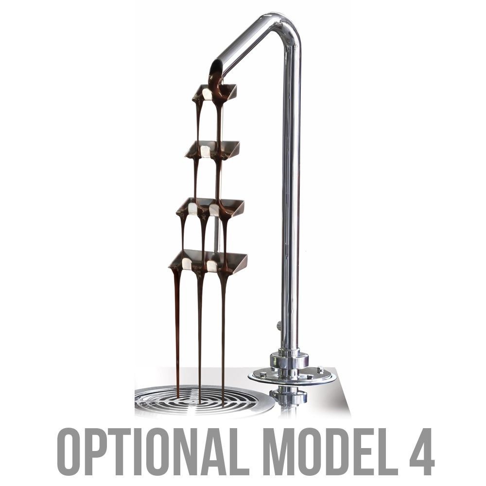 Dispenser ciocolata, inox, 2 x 5.5 kg, 74*46*82 cm - 5