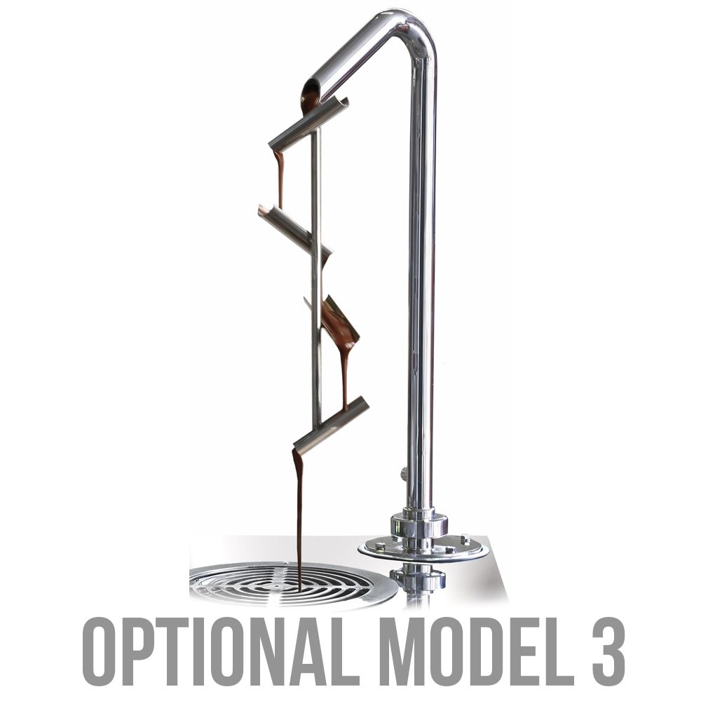 Dispenser ciocolata, inox, 2 x 5.5 kg, 74*46*82 cm - 6