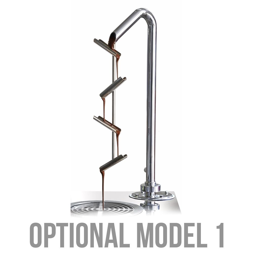 Dispenser ciocolata, inox, 2 x 5.5 kg, 74*46*82 cm - 8