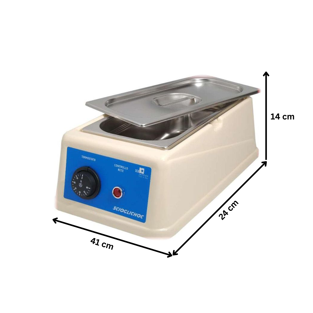 Ciocolatiera, inox, 3.5 lt, 41*24*14 cm - 1