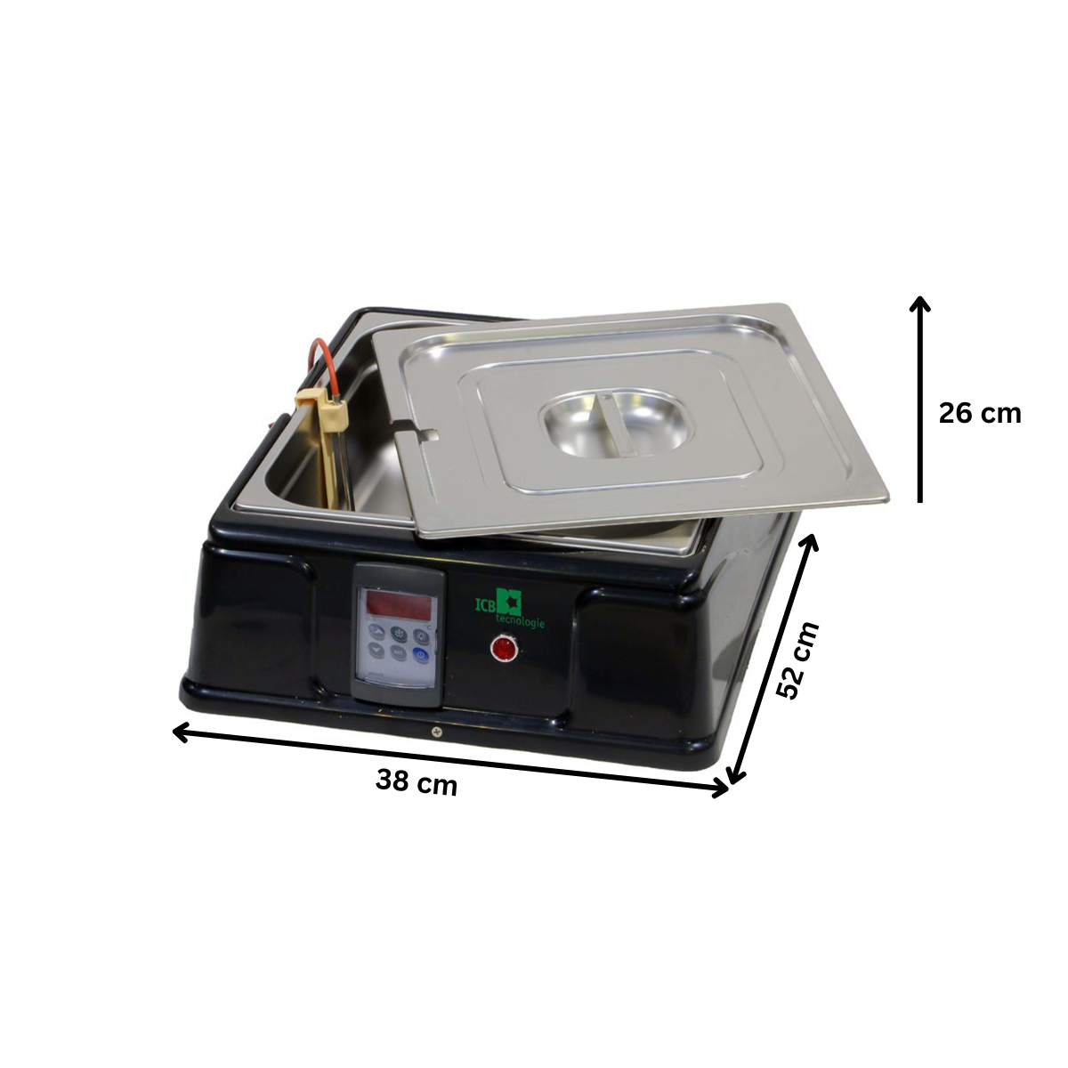 Ciocolatiera, inox, 13.7 lt, 38*52*26 cm - 1
