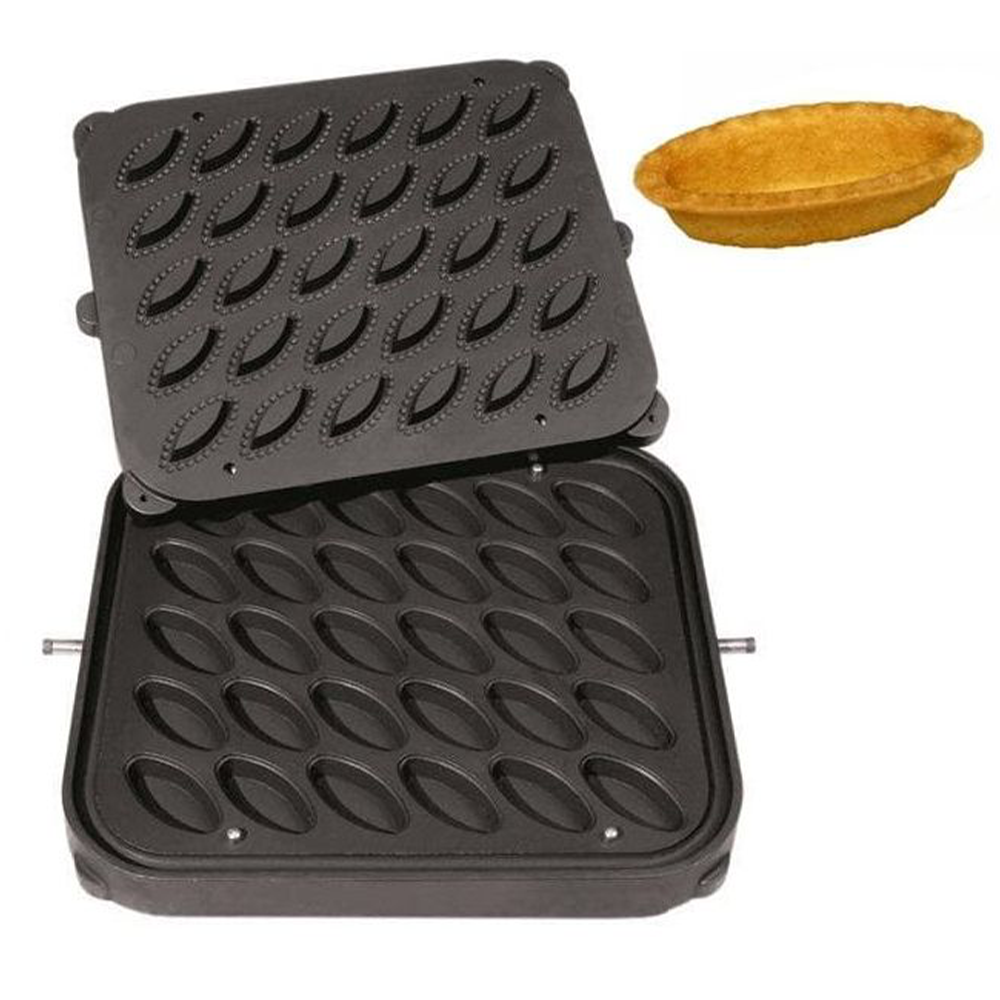 Forma ovala barchetta piccola festonata - 0