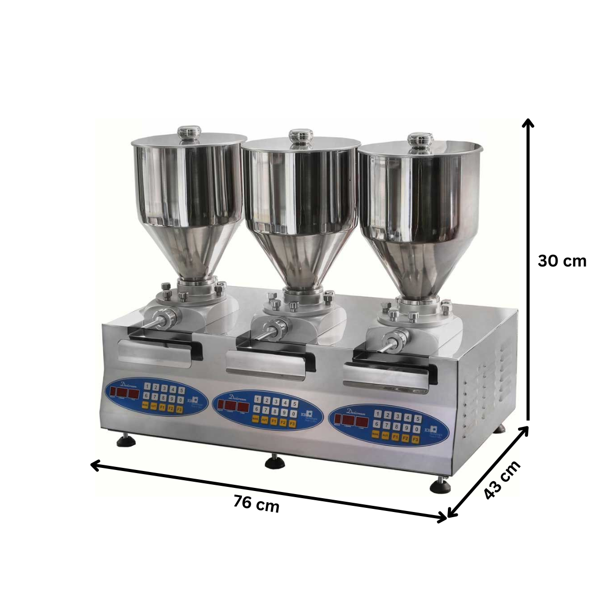 Masina pentru injectat si dozat creme 3 x 8.5 lt - 3