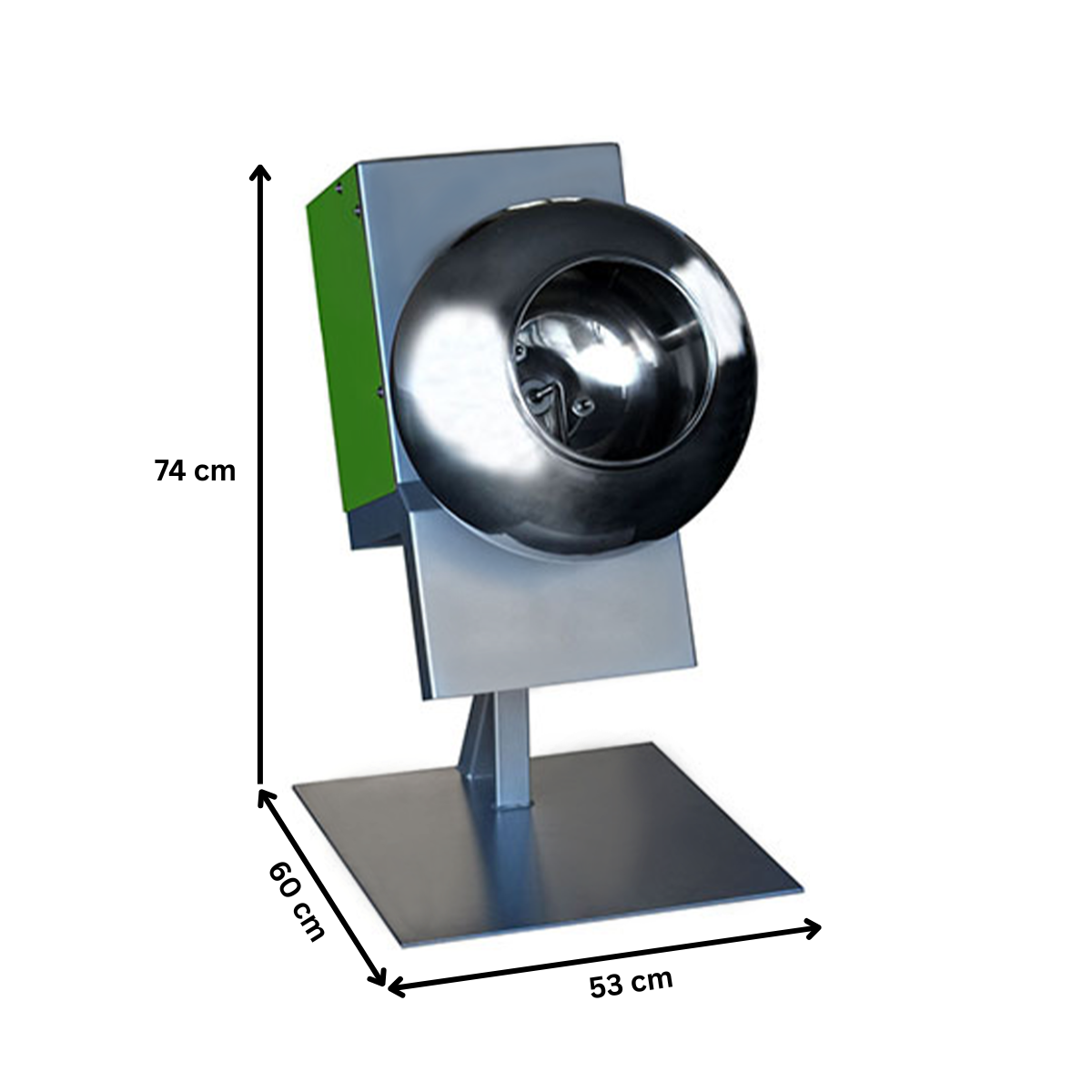 Mixer pentru praline, inox, 3 kg, 53*60*74 cm - 2
