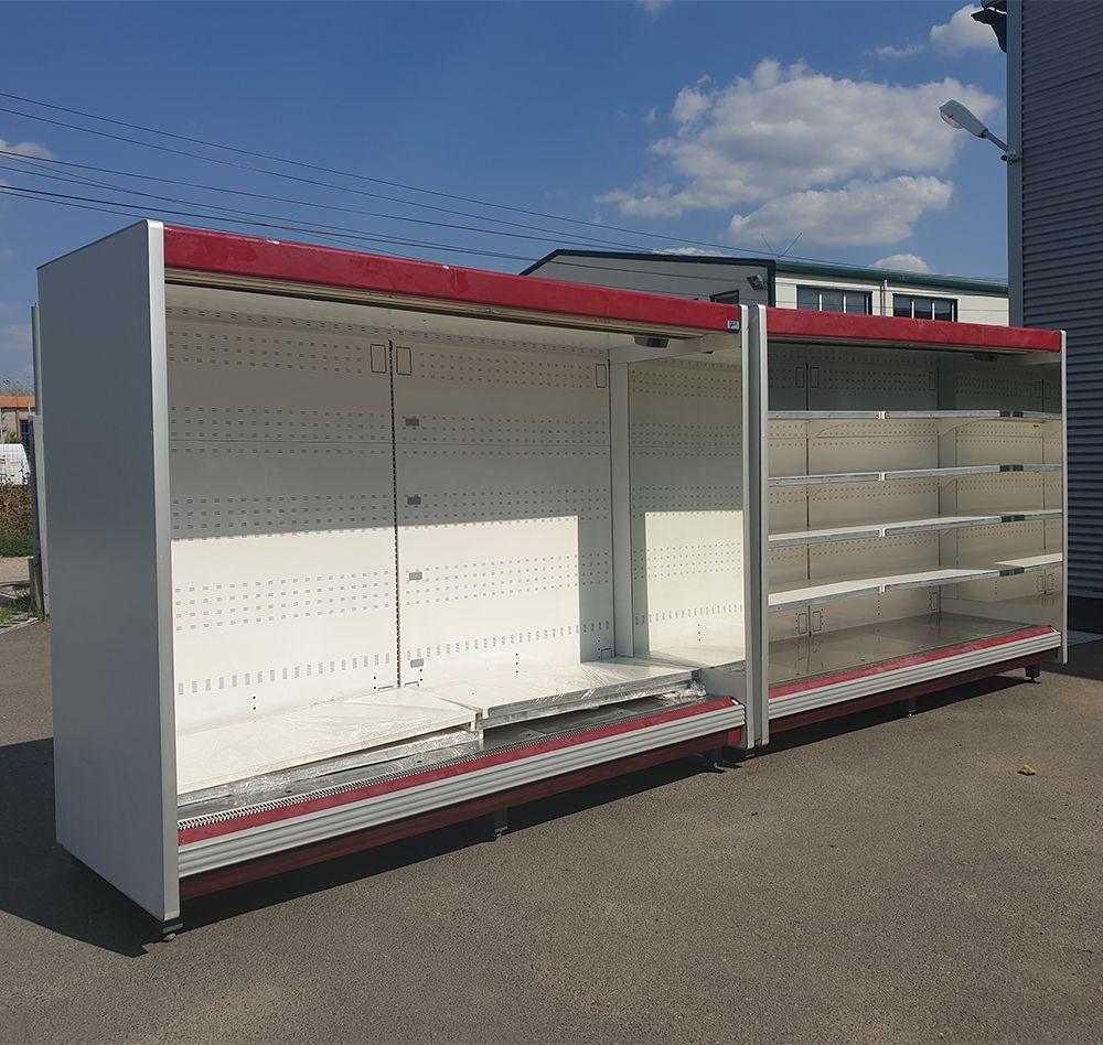 Set 2 rafturi frigorifice pentru mezeluri-lactate + grup motor - 2