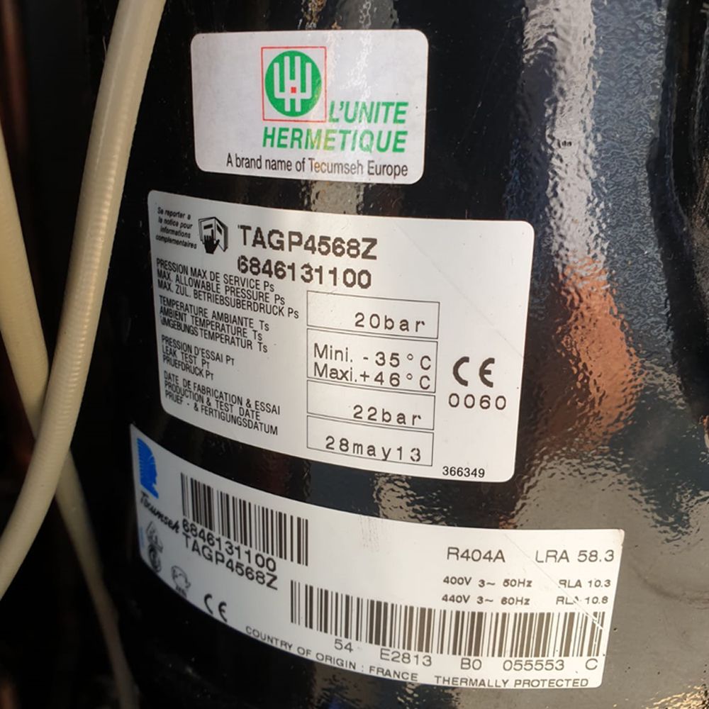 Set 2 rafturi frigorifice pentru mezeluri-lactate + grup motor - 5