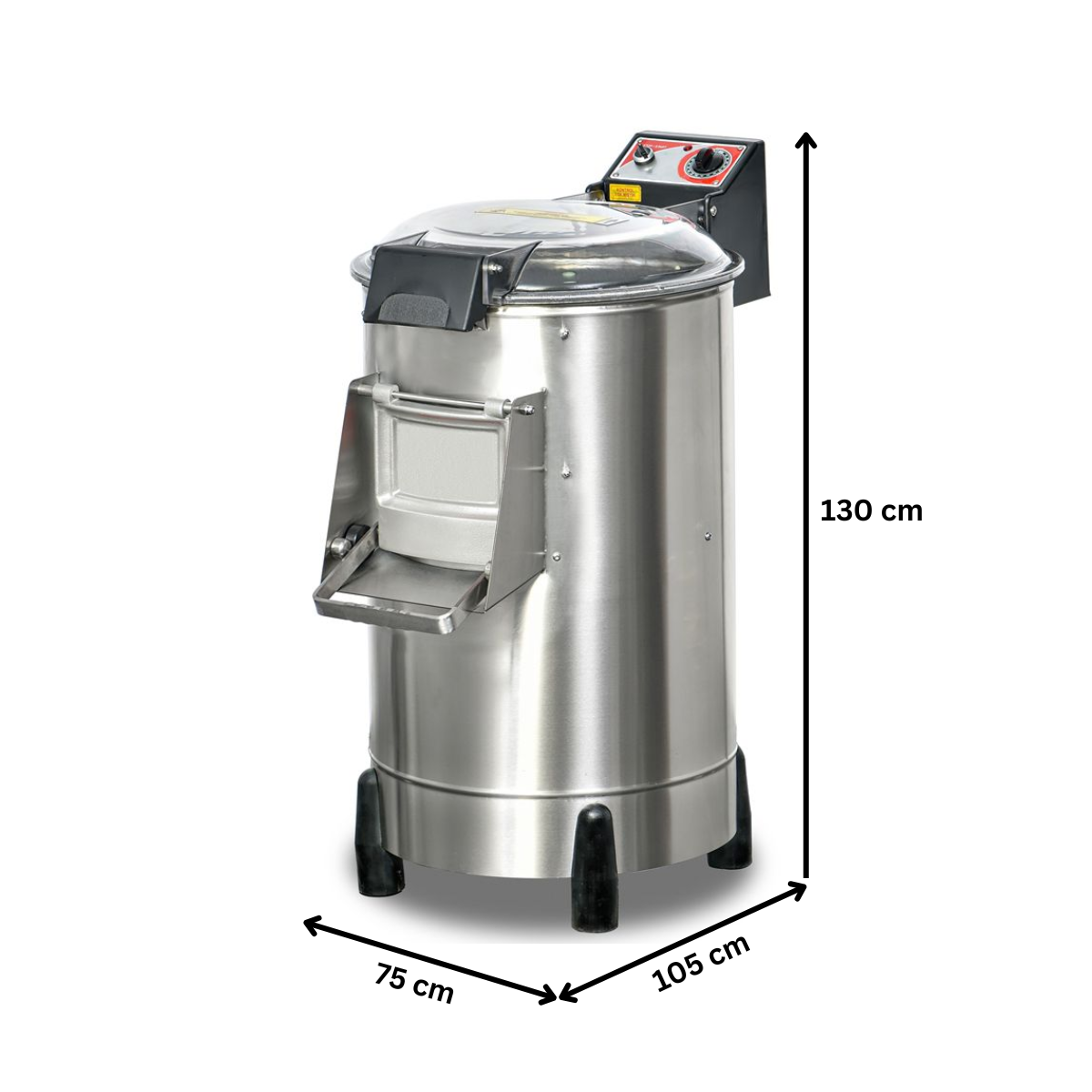 Masina de curatat cartofi 50 kg - 2