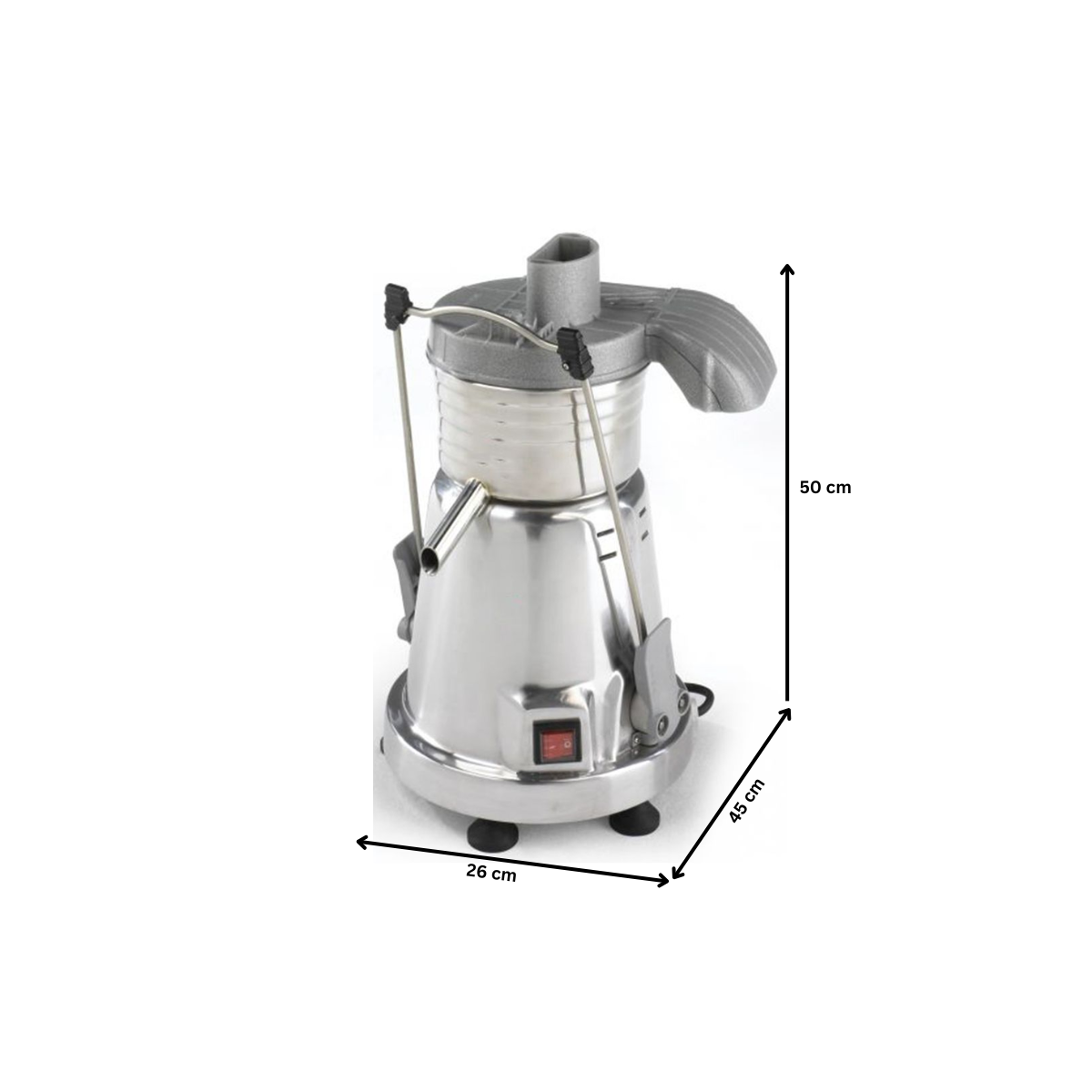 Storcator profesional, inox, legume fructe, SAMMIC, 26*45*50 cm - 1