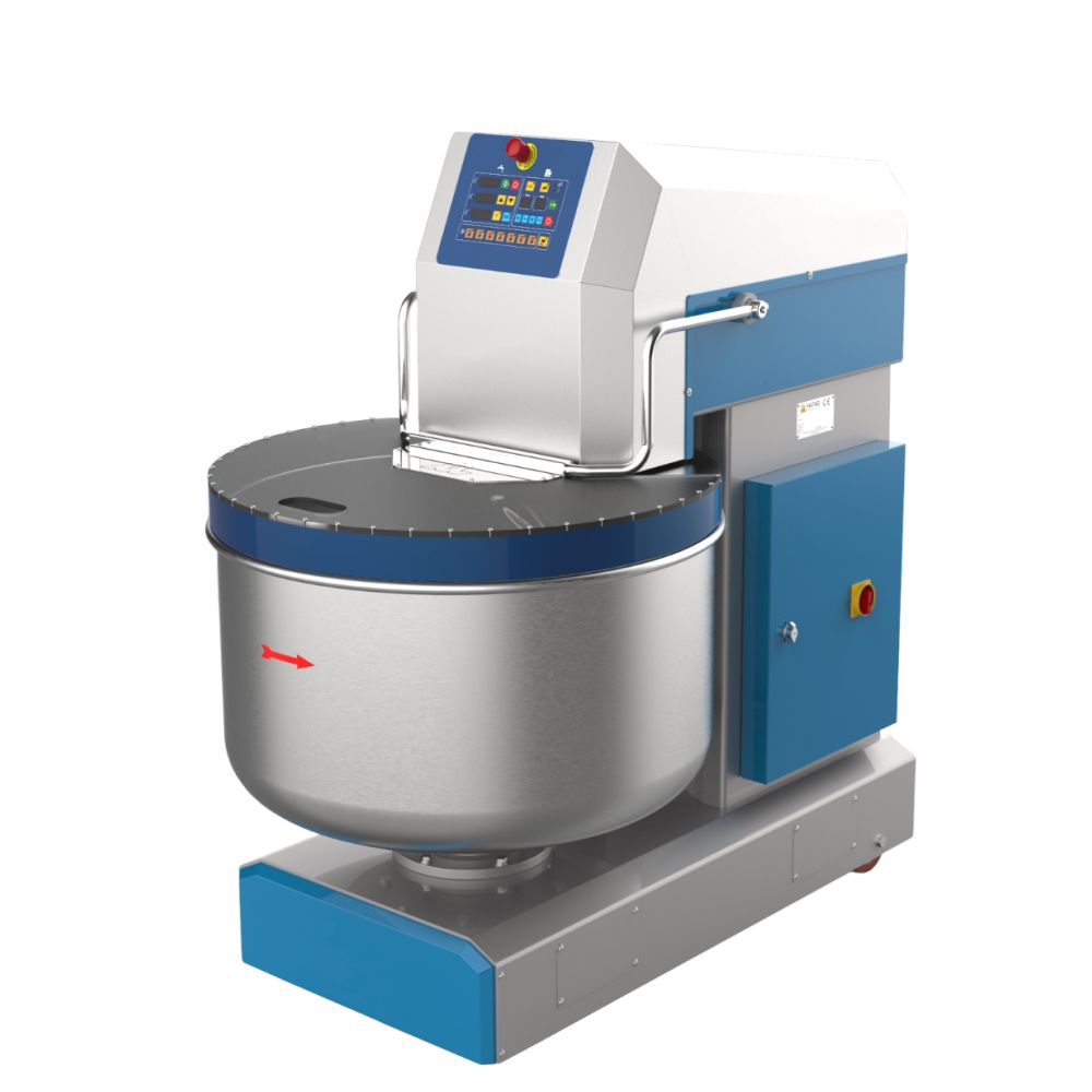 Malaxor Aluat cu Spirala Fixa, 170 kg, Panou Electronic, 2 Viteze 165*88*154 - 3