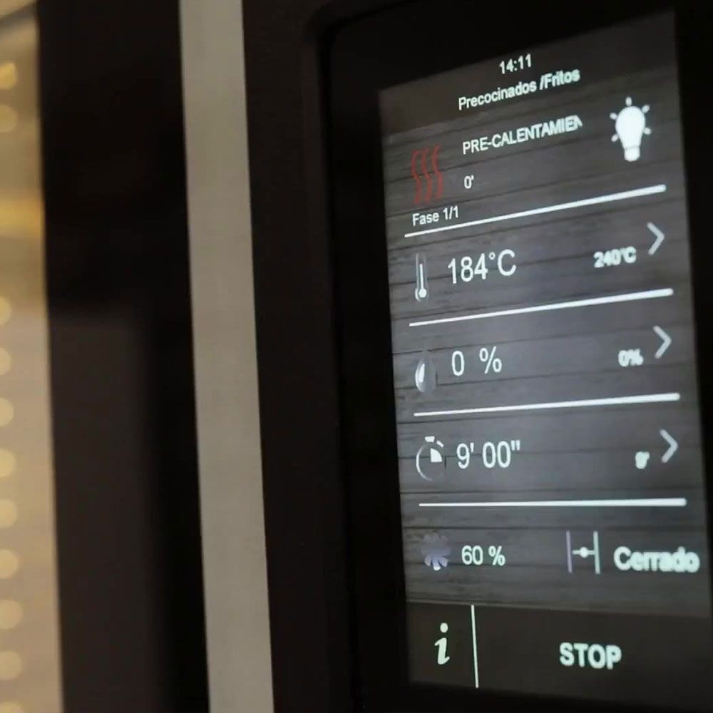 Cuptor profesional gastronomic FM electric cu 10 cuve si panou de control touchscreen - 2