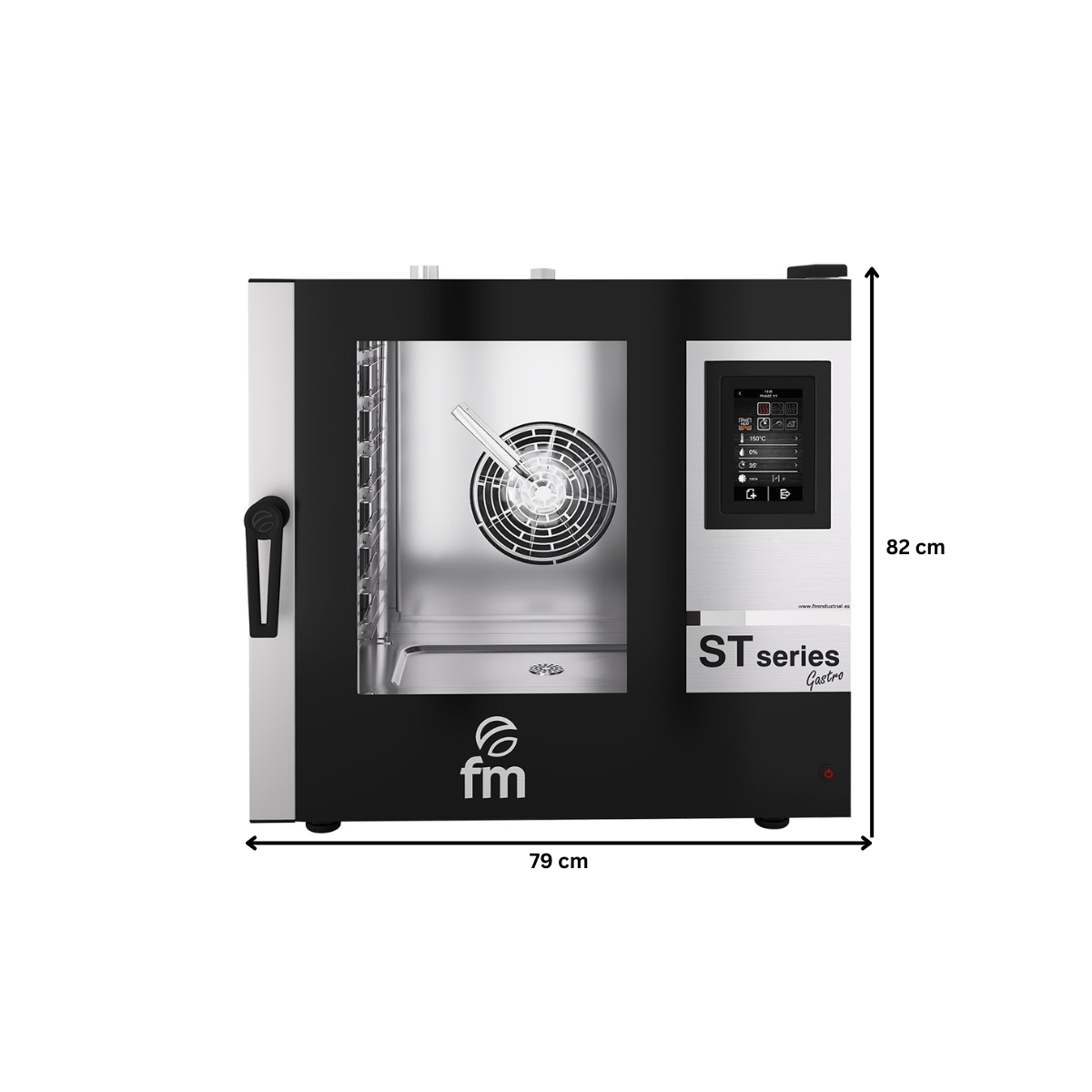 Cuptor profesional gastronomic FM pe gaz cu 7 cuve si panou de control touchscreen - 3