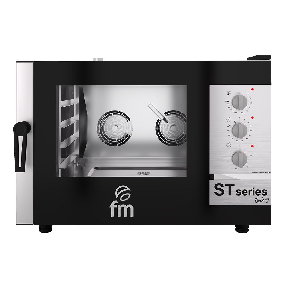 Cuptor profesional patiserie FM electric cu 4 tavi si panou de control mecanic - 3