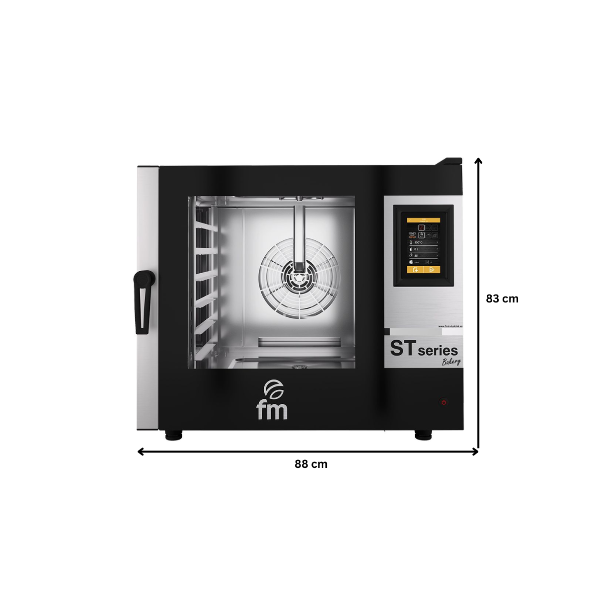 Cuptor profesional patiserie FM electric cu 6 tavi si panou de control digital - 3