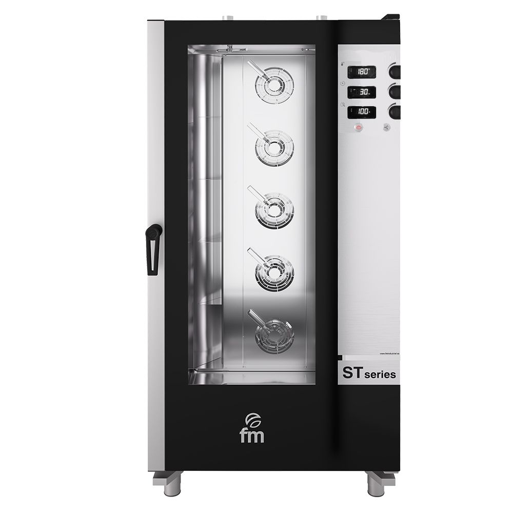 Cuptor profesional patiserie FM electric cu 16 tavi si panou electromecanic + carucior - 3