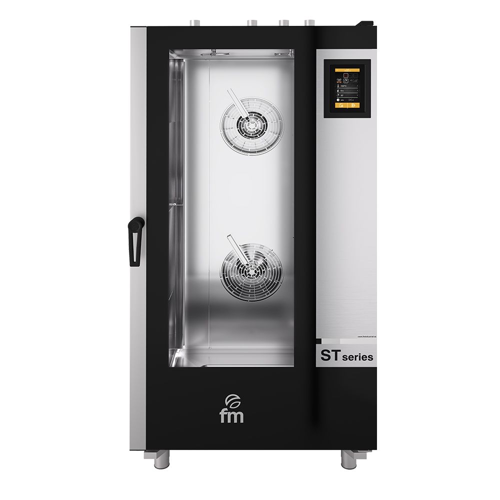 Cuptor profesional patiserie FM pe gaz cu 18 tavi si panou de control digital + carucior - 3