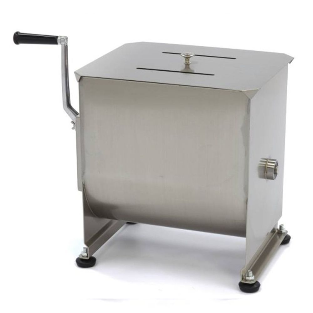 Malaxor carne manual inox 25 kg - 3