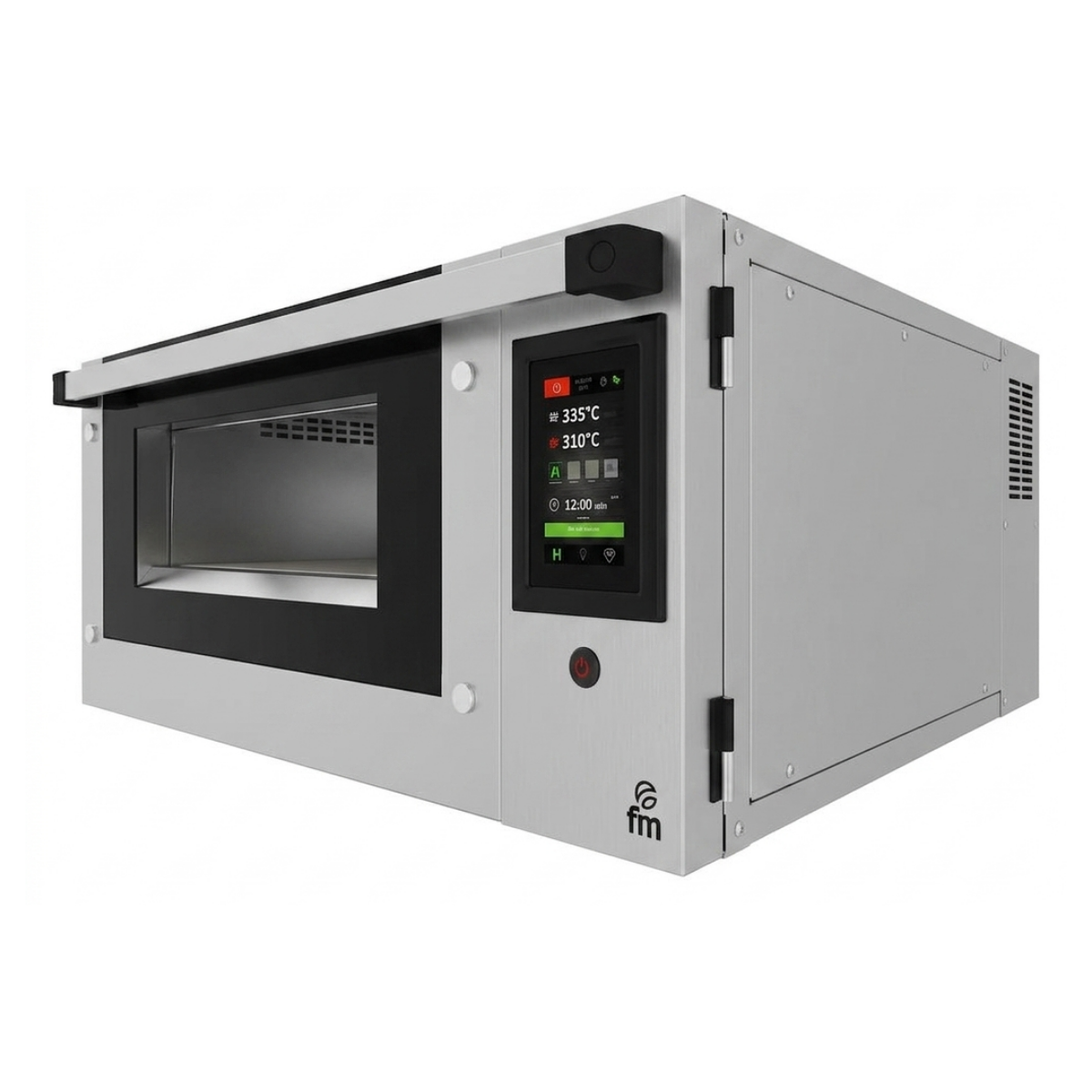 Cuptor profesional FM, inox, capacitate: 1 tava 60*40 cm, pentru pizza si patiserie, control termic independent - 3