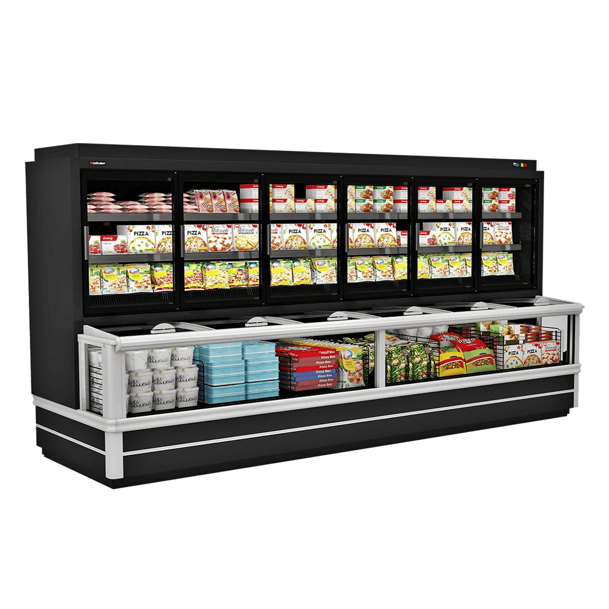 Raft congelare combi ptr mezeluri-lactate 250 cm - motor exterior - 1