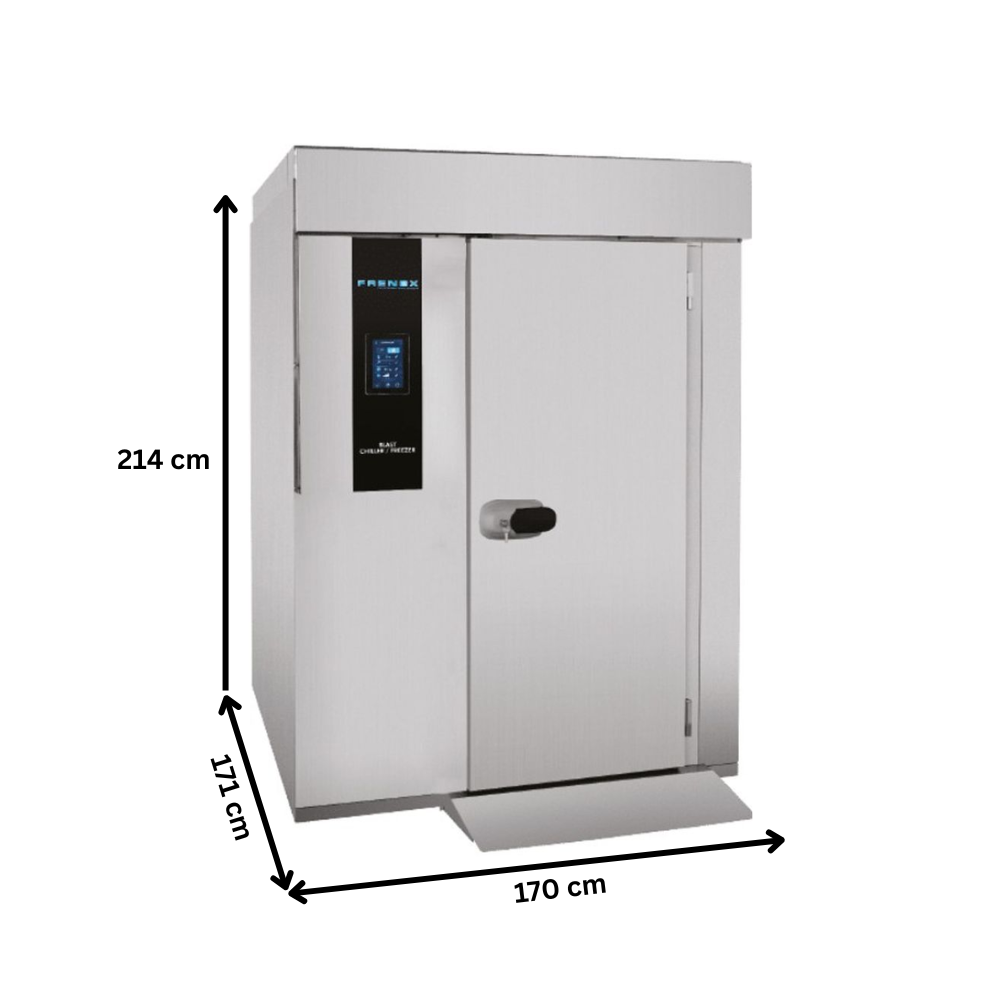 Blast chiller FRENOX, 20+20 cuve, cu grup motor exterior - 6