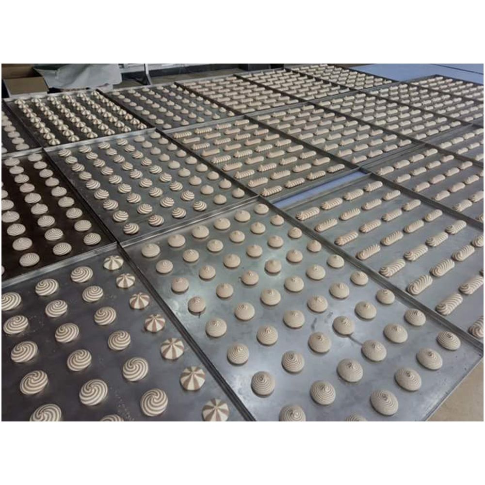 Masina pentru fursecuri / biscuiti cu 3 culori, inox, 265*140*155 cm - 27