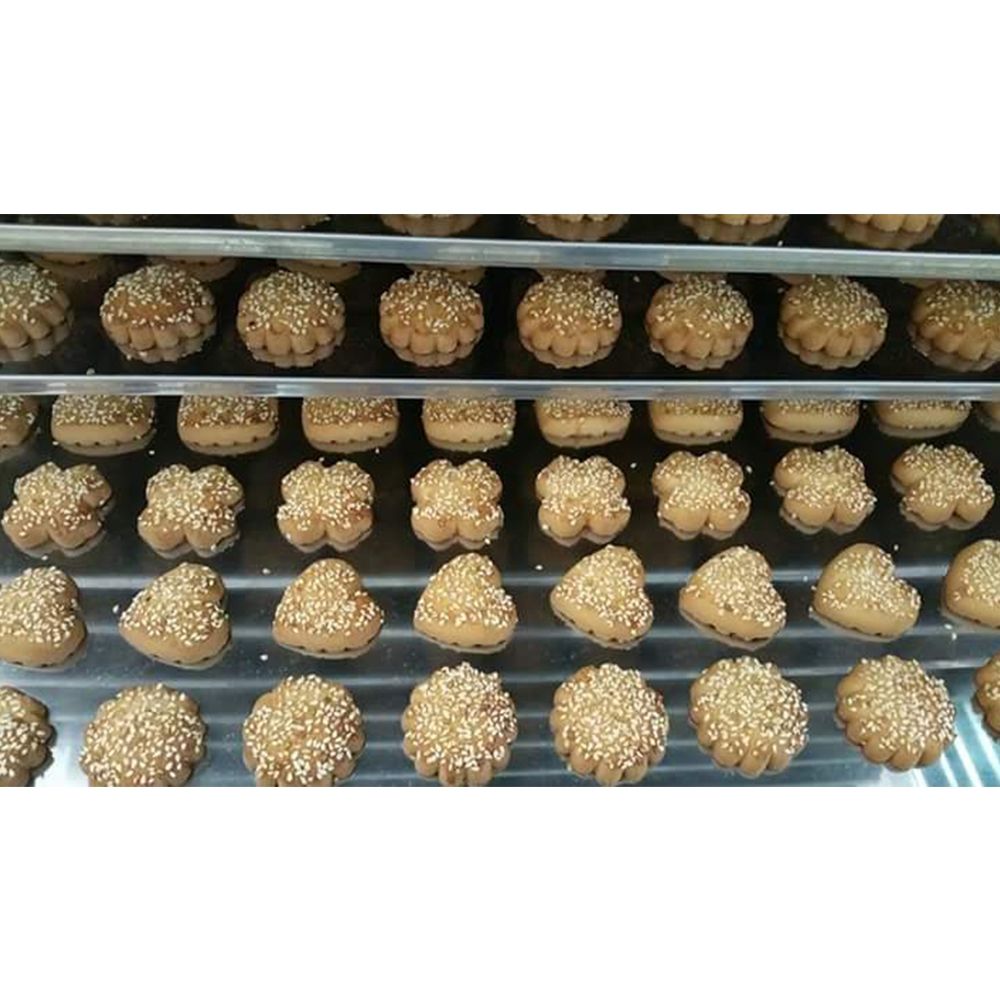 Masina pentru fursecuri / biscuiti cu 2 culori, inox, 225*130*155 cm - 21