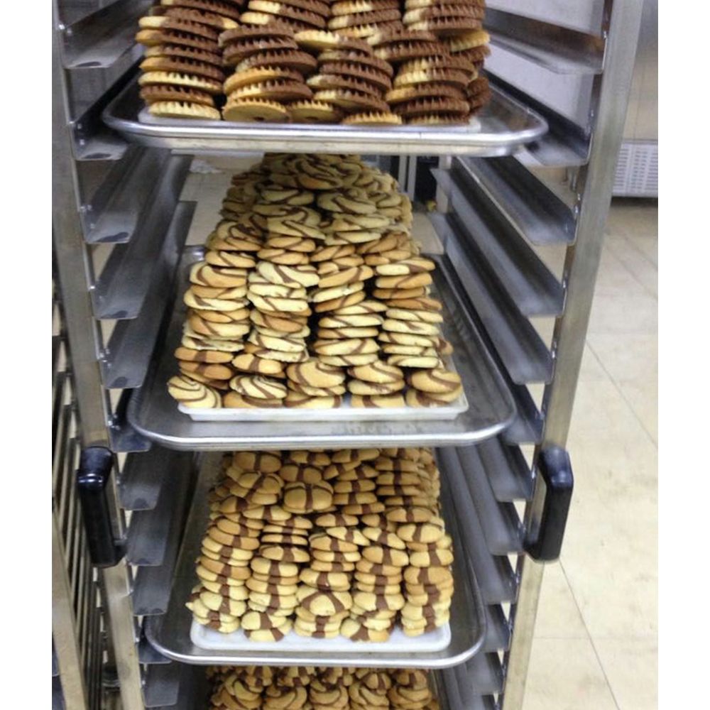 Masina pentru fursecuri / biscuiti cu 2 culori, inox, 225*130*155 cm - 8