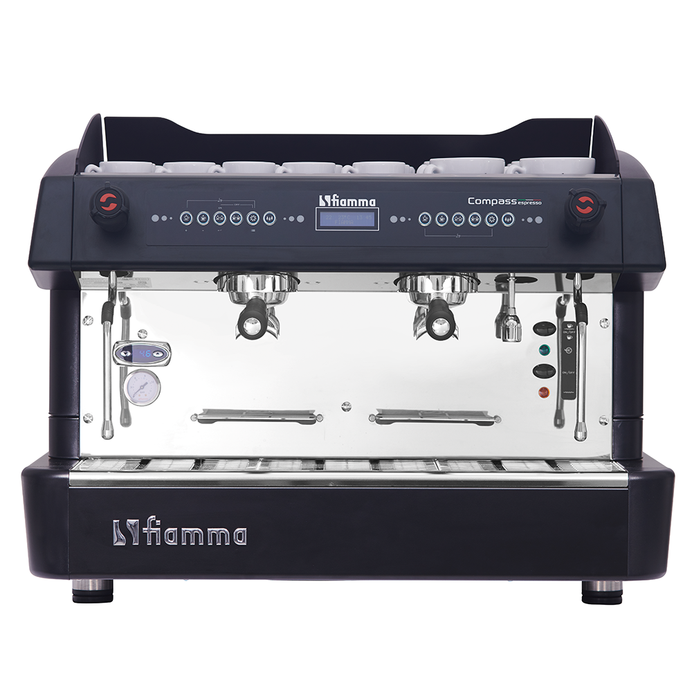 Espressor automat FIAMMA 2 grupuri, inox, 3.5 - 5.5 kW, 75*60*59 cm - 0