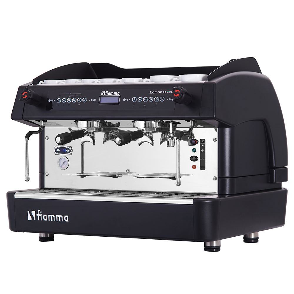 Espressor automat FIAMMA 2 grupuri, inox, 3.5 - 5.5 kW, 75*60*59 cm - 1