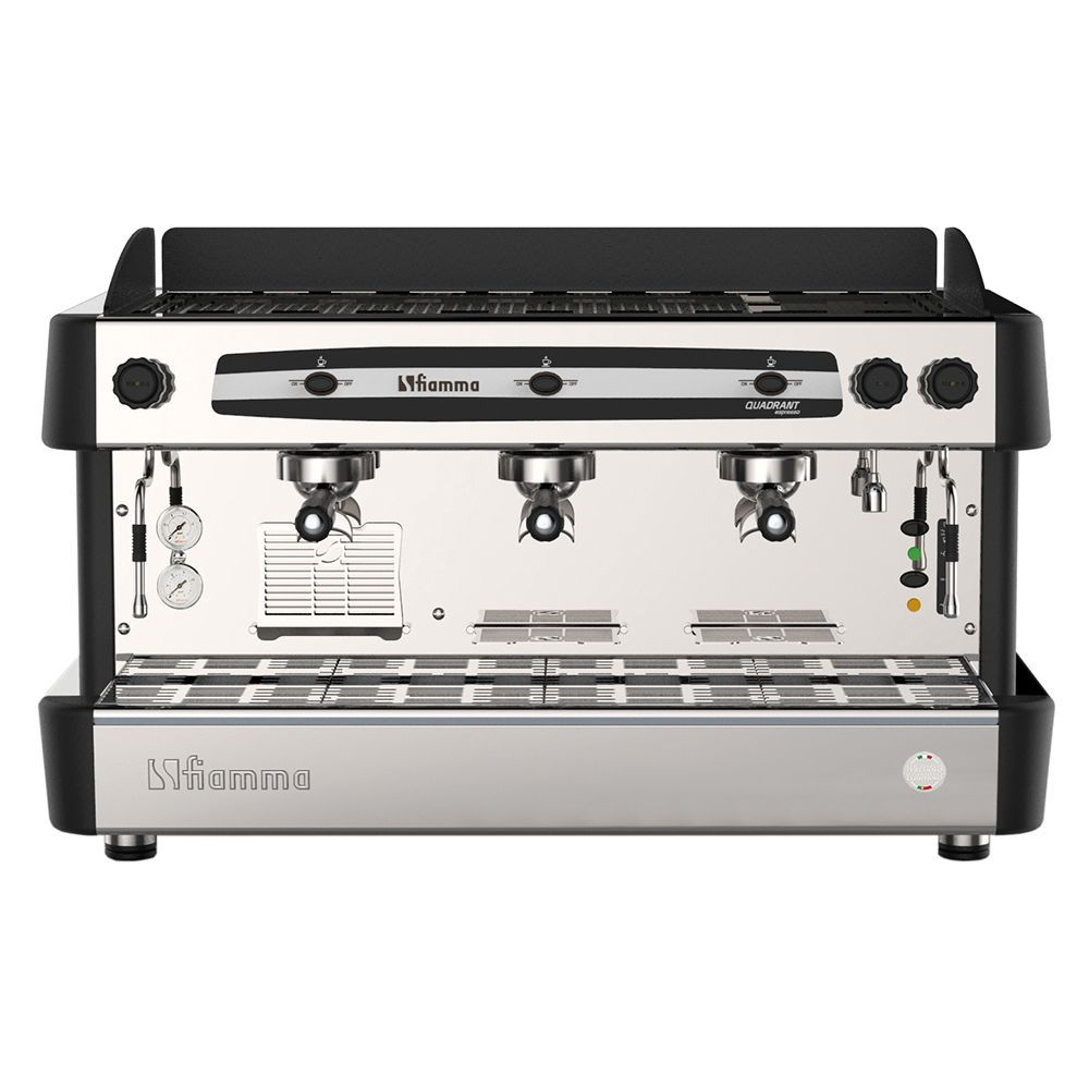 Espressor semi-automat FIAMMA 3 grupuri, inox, 5.2 kW, 96*60*59 cm - 1