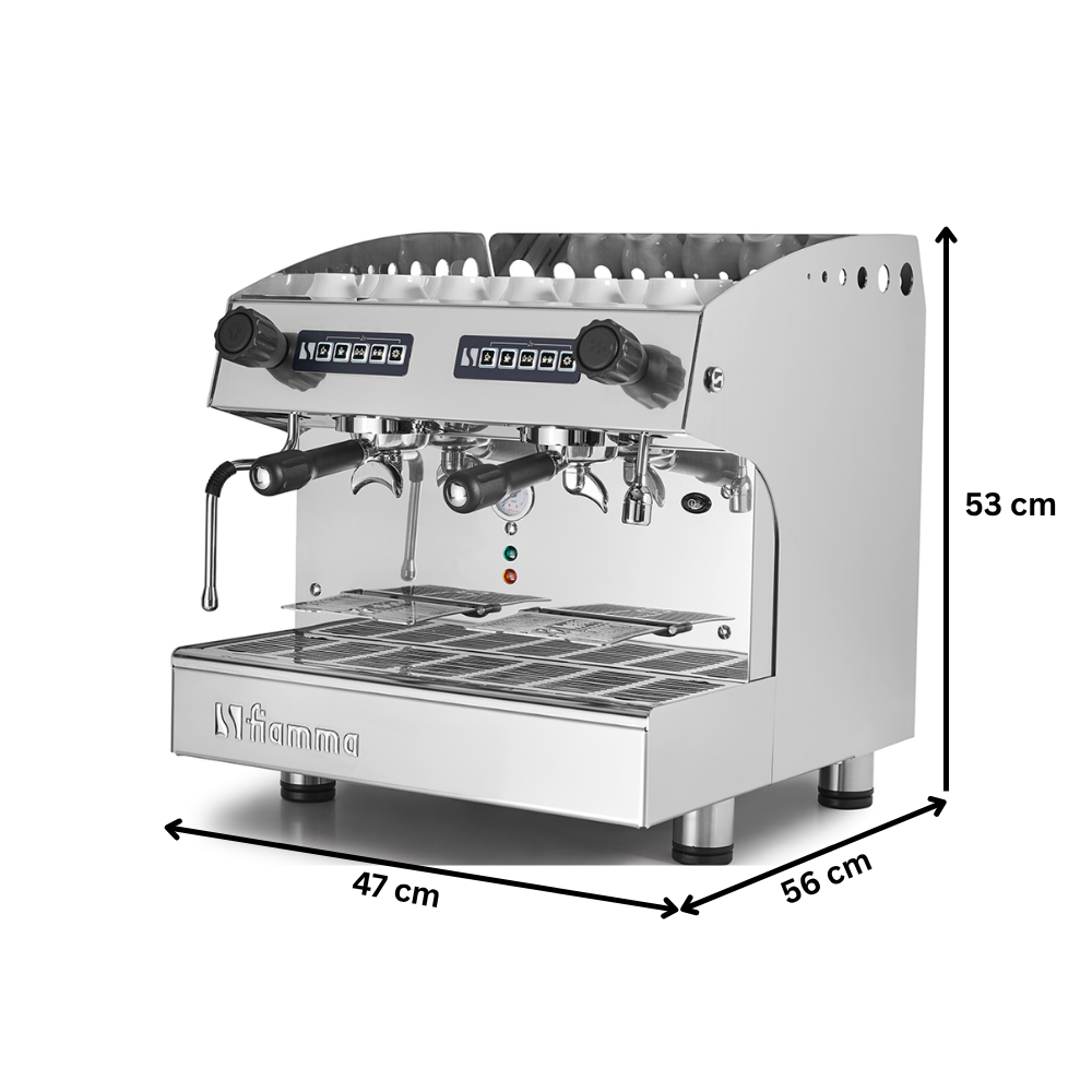 Espressor automat FIAMMA 2 grupuri, compact - 6