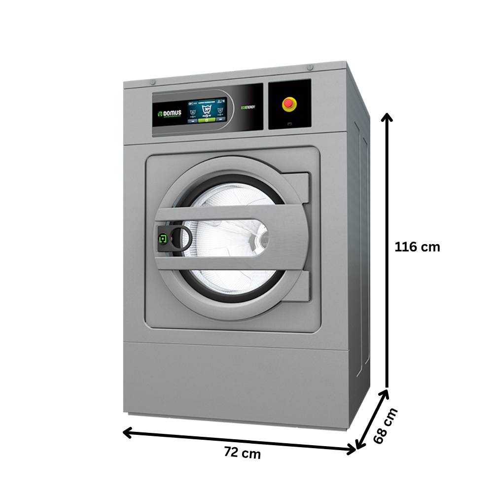 Masina de spalat industriala DOMUS capacitate 14kg si viteza medie de centrifugare, Factor G 200 - 7