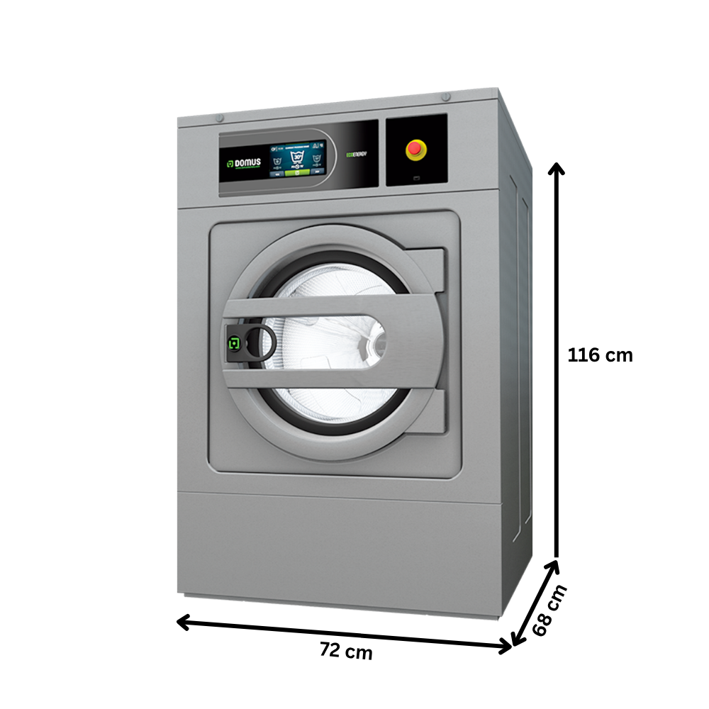 Masina de spalat industriala DOMUS capacitate 11kg si viteza inalta de centrifugare, Factor G 300 - electrica - 4