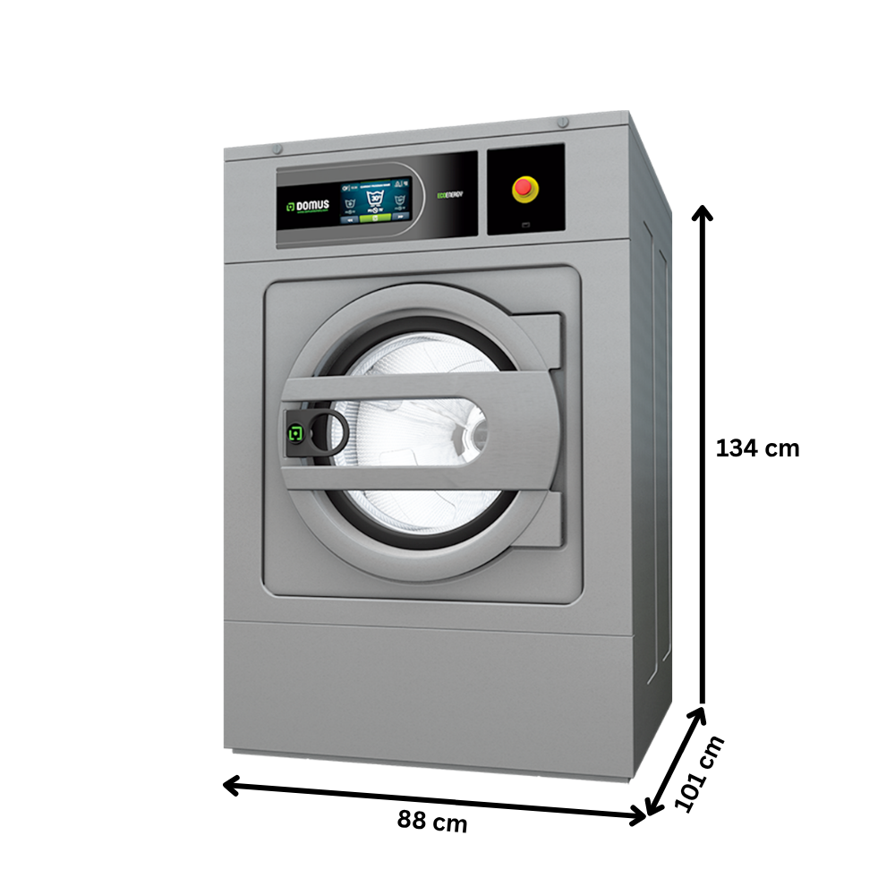 Masina de spalat industriala DOMUS capacitate 27kg si viteza inalta de centrifugare, Factor G 300 - 4