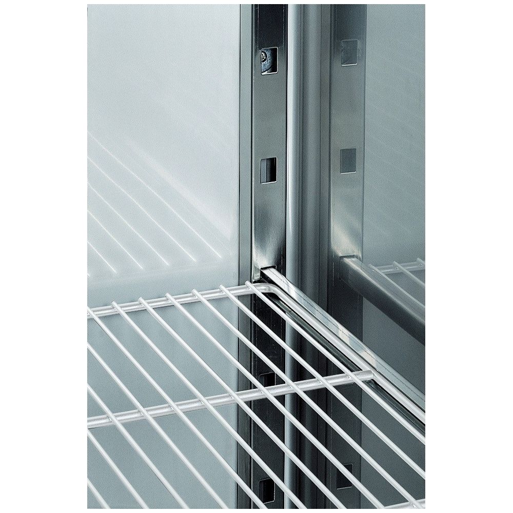 Masa rece, profesionala, inox, 3 usi, 368 lt, 136*70*85 cm - 2