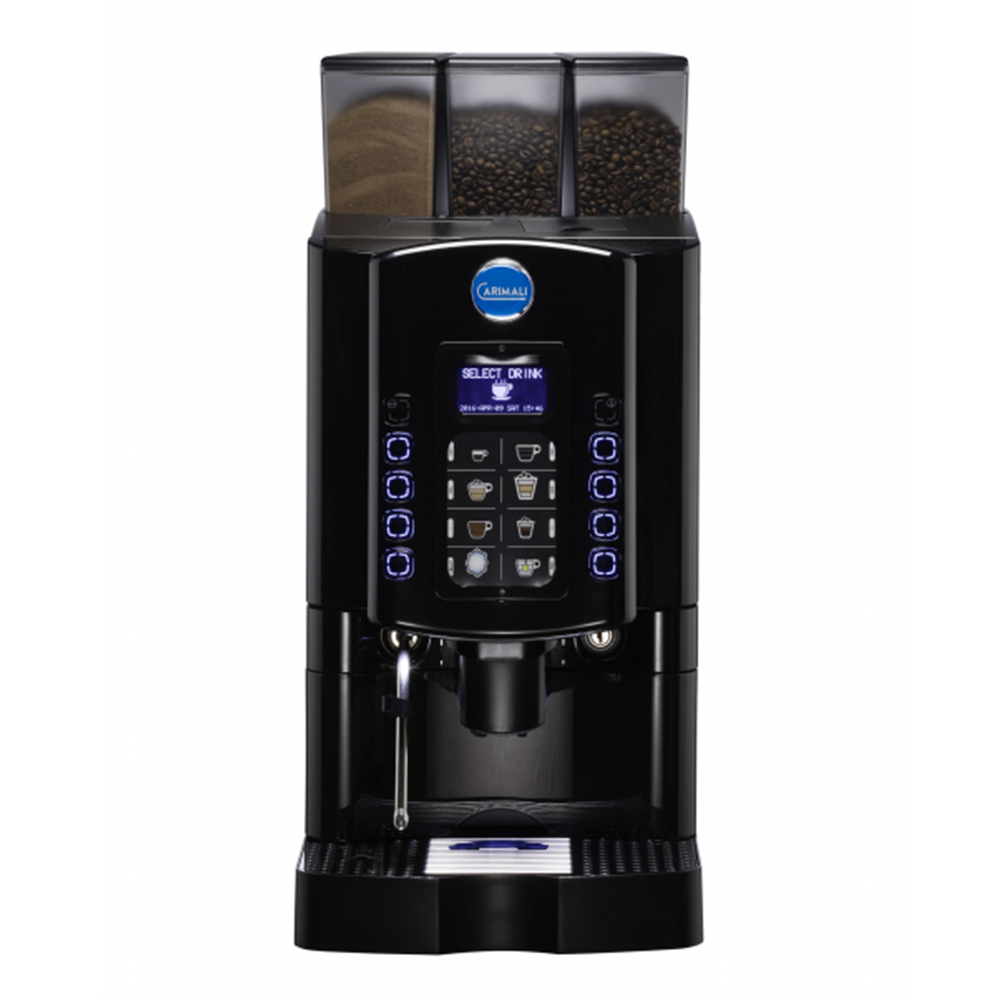 Automat cafea profesional CARIMALI cu 3 compartimente, 1 boabe, 2 solubile - 1