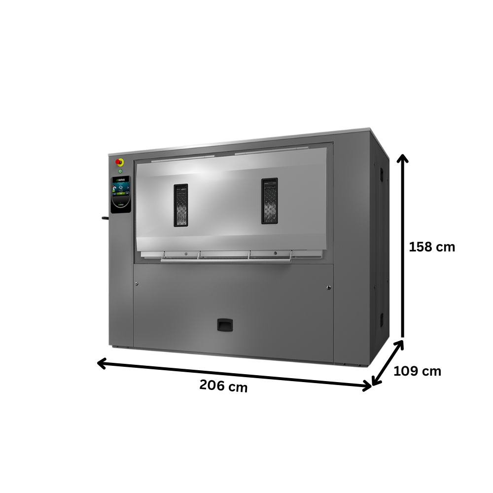 Masina de spalat DOMUS cu bariera igienica capacitate 70 kg si viteza inalta de centrifugare, Factor G 375 - 4