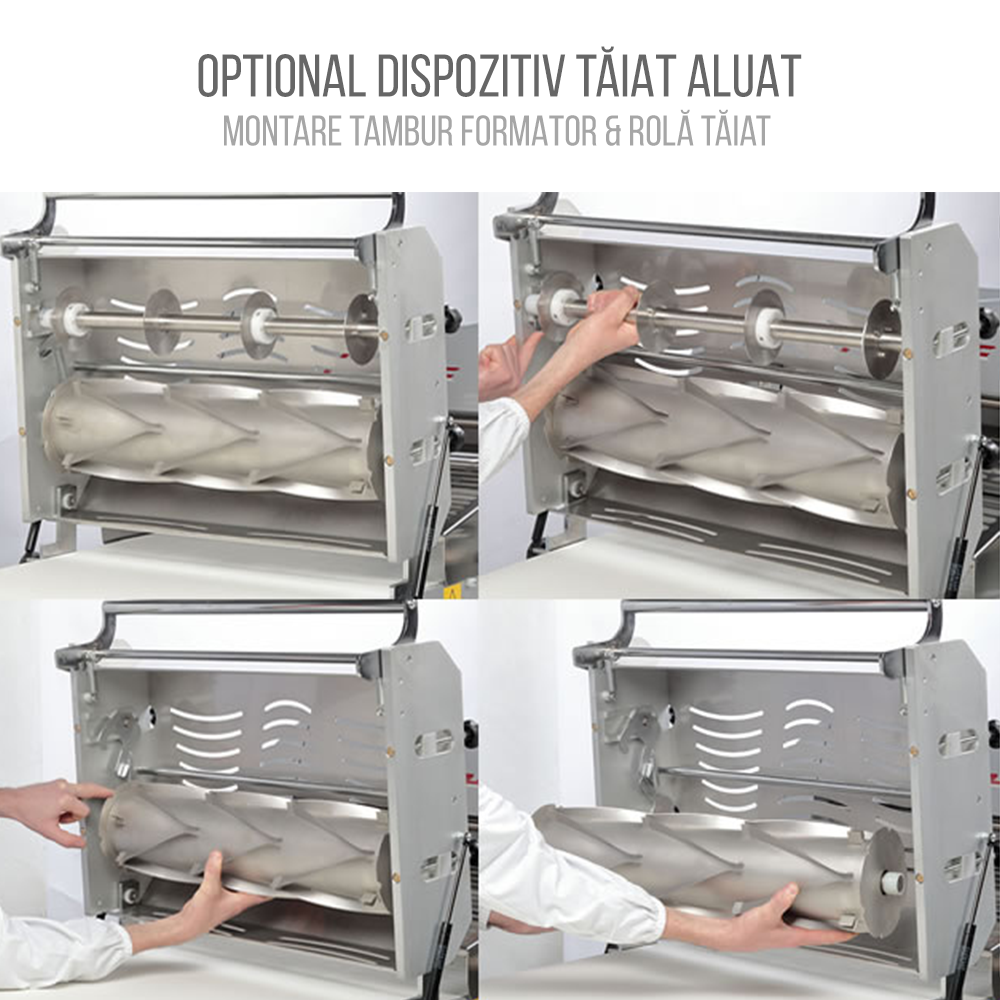 Masina automata turat aluat FLAMIC, cu suport 70*150, 355*124.3*138.6 cm - 5