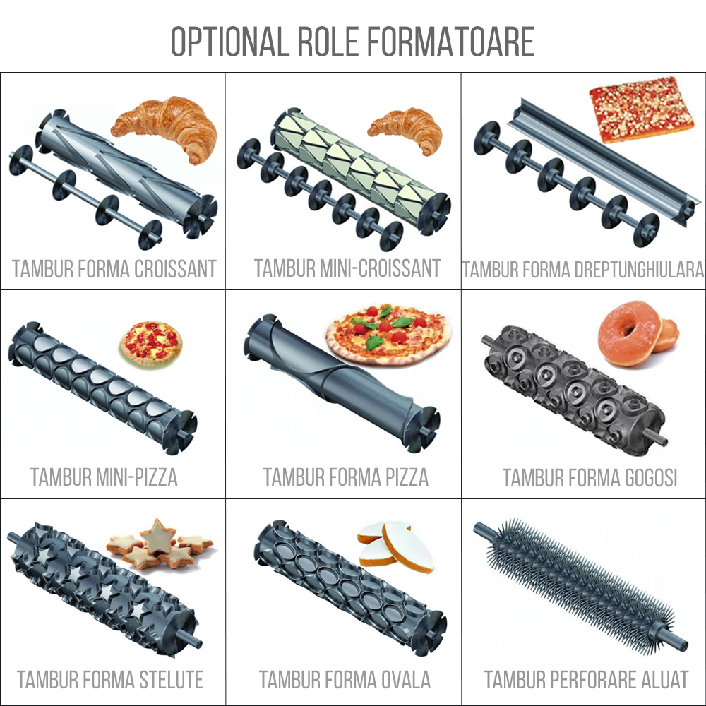 Masina automata turat aluat FLAMIC, cu suport 70*200, 455*124.3*138.6 cm - 9