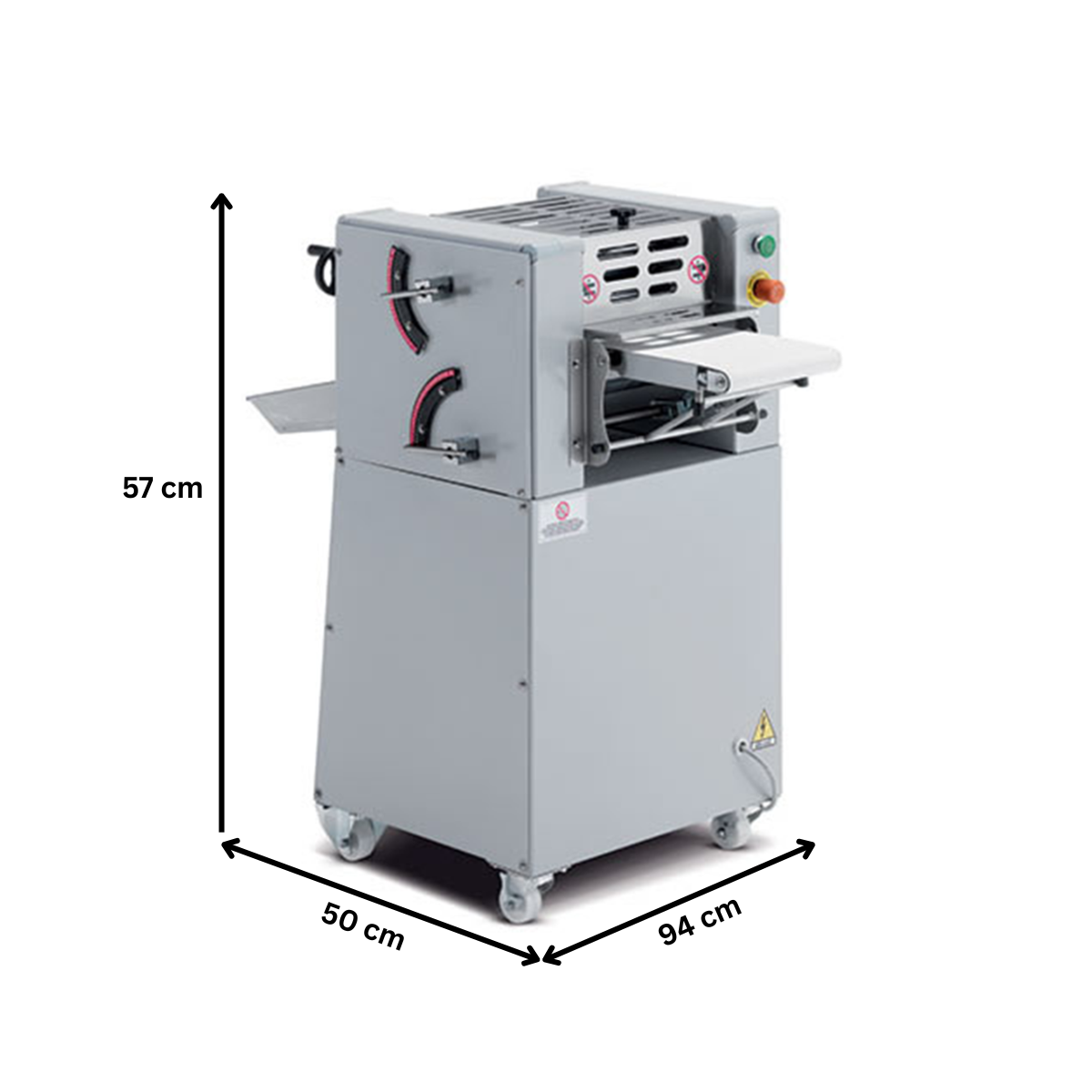 Masina de rulat croissante/cornuri FLAMIC, 2000-3000 buc/h, 94.3*50*57 cm - 3