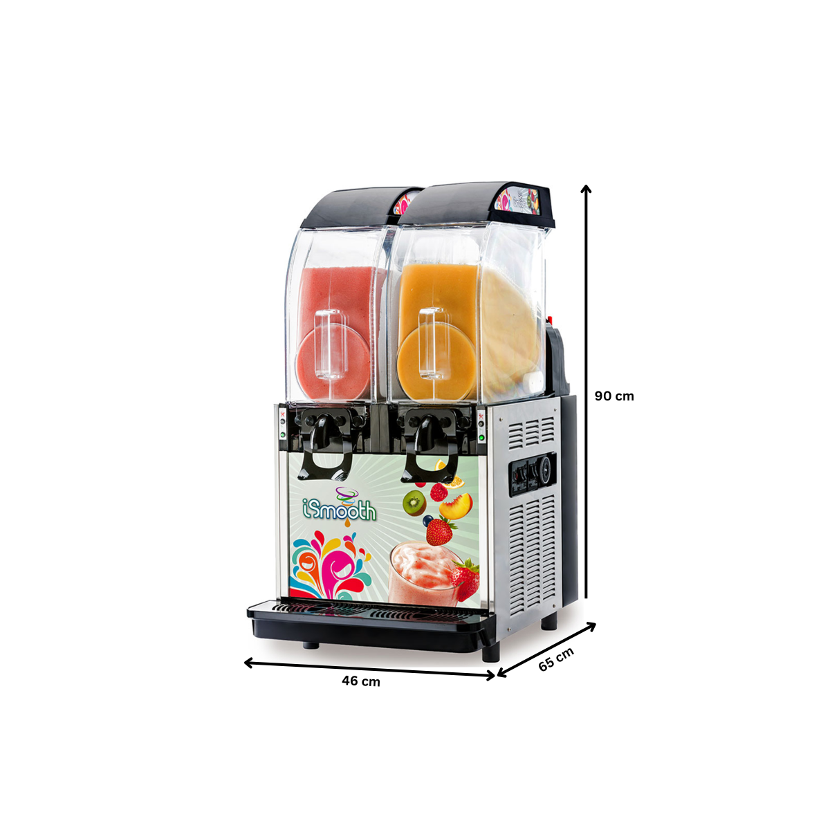 Aparat dozator smoothie SPM 11+11 lt cu mixer - 9