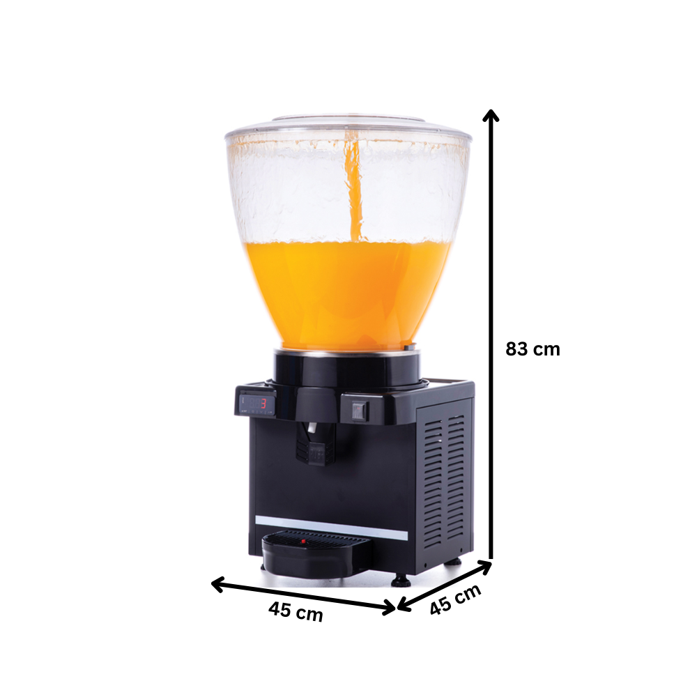 Aparat dozator special suc, ceai rece, capacitate 1 bazin 40 lt cu panou electronic si dispersie - 6